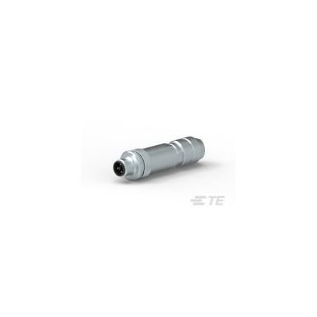 Te Connectivity M12 MALE CABLE CONNECTOR-T-CODING-SHLD 3-2172096-2